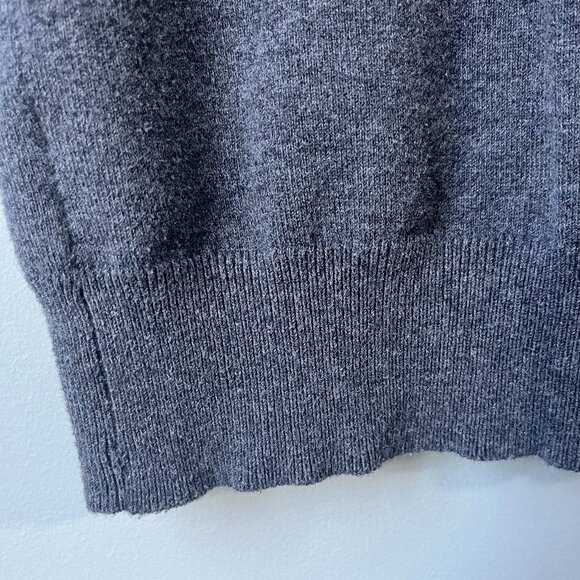 Tristan & Iseut Vintage Sweater Vest in gray Size Large - Picture 3 of 6